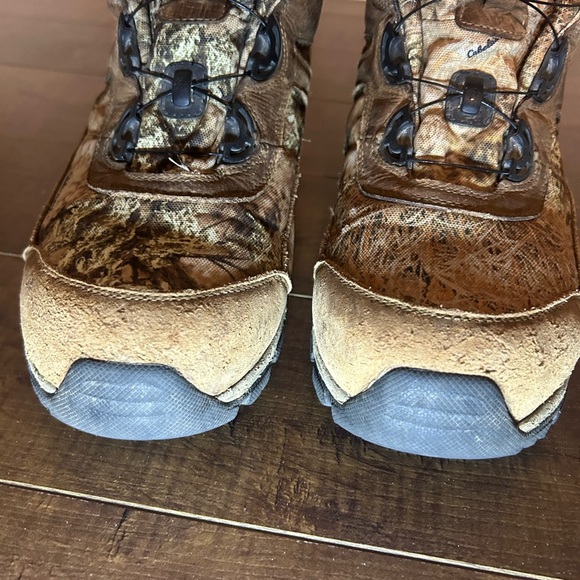 Cabela's Zonz Gore-Tex leather camo BOA Vibram hiking boots - Picture 7 of 8
